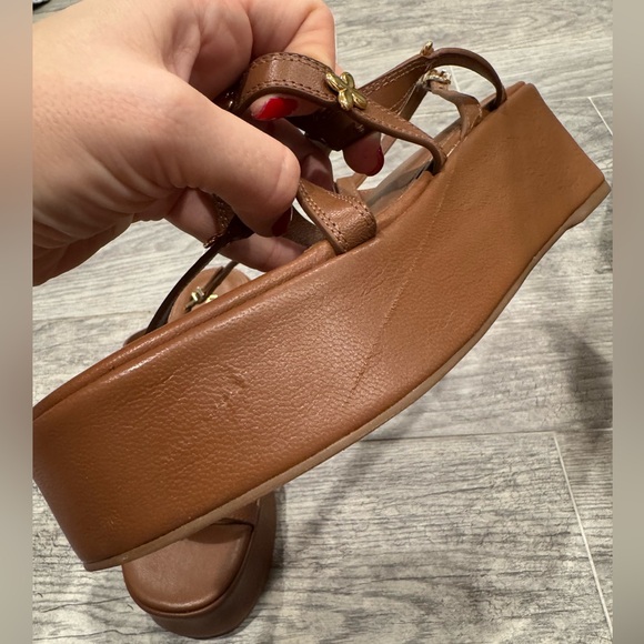 Larroude brown Harmony flatform sandals - Picture 7 of 8